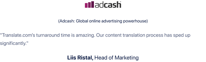 Adcash review on Translate.com Email Translation Services 