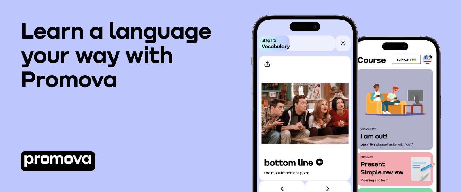 Learn a language with Promova