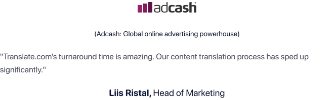 Adcash review on Translate.com PowerPoint/PPT Translation 
