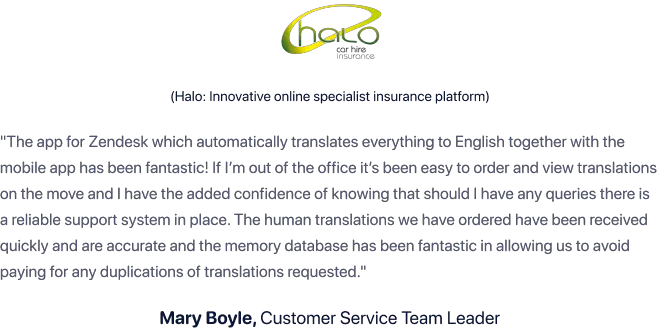 Halo review on Translate.com Medical Translation Services 
